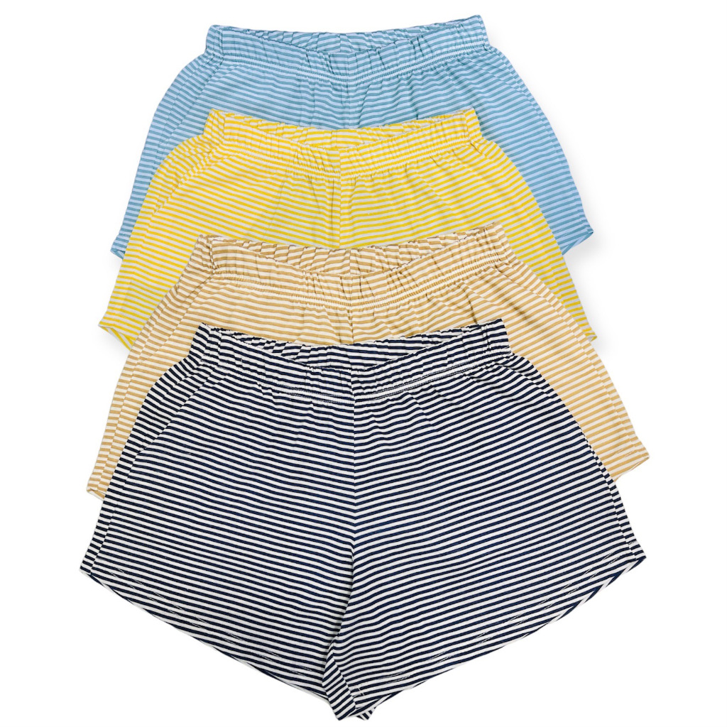 กางเกงขาสั้น ลายน่ารัก กางเกงขาสั้นผูหญิง