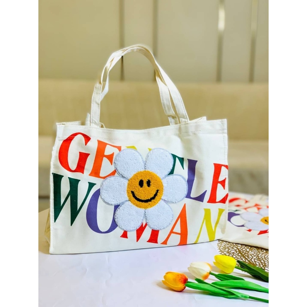 สินค้าแฟชั่น [พร้อมส่ง] กระเป๋า Gentlewoman x Wiggle Wiggle Tote Bag