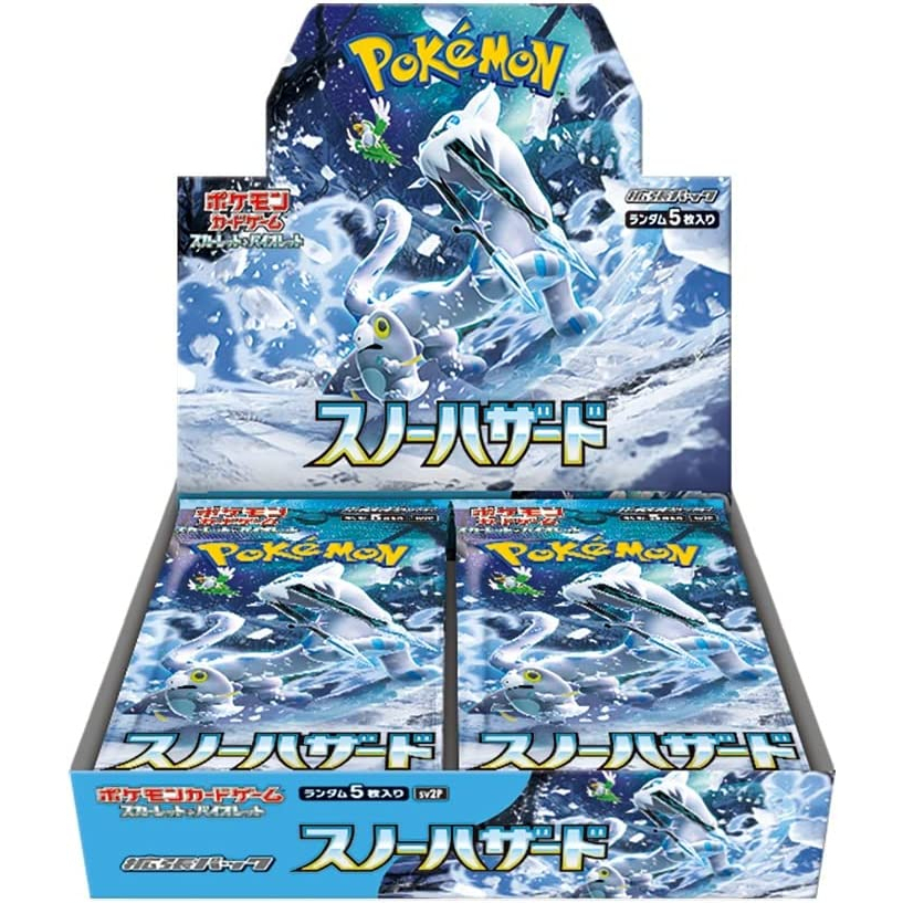 (BOX!!) Pokemon Card Japanese/ Game Scarlet &amp; Violet Expansion Pack "Snow Hazard" Booster Box (sv2p) TCG + FREE GIFT