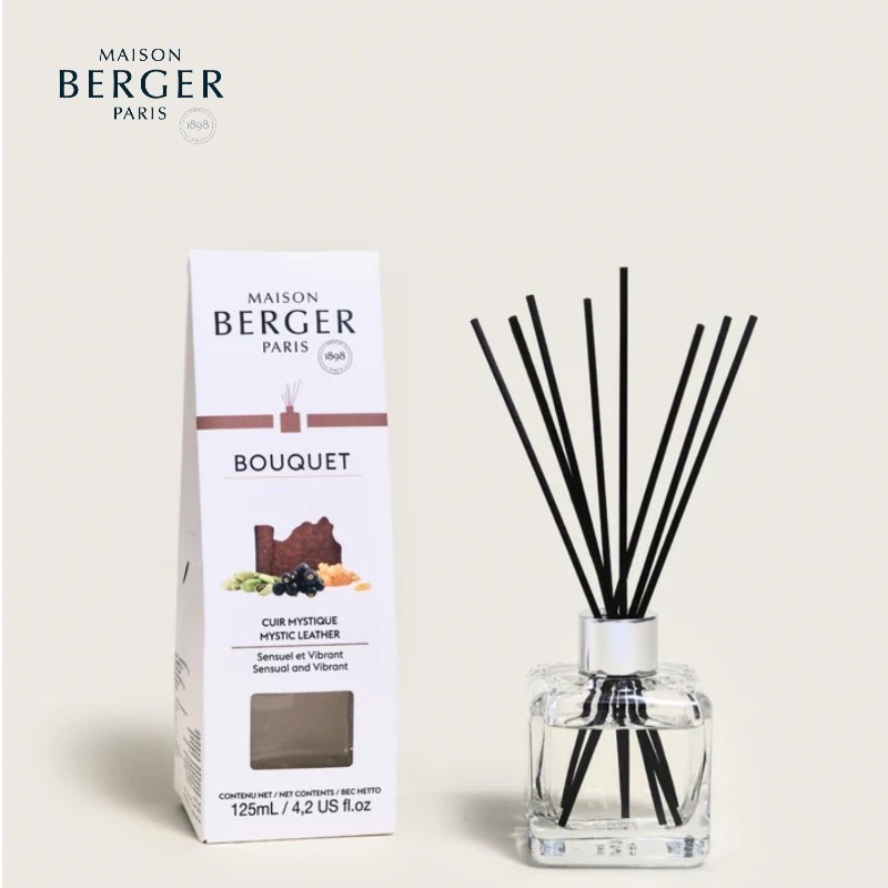 Maison berger paris,Mystic Leather Scented Bouquet 125ml ก้านกระจายความหอม กลิ่นหนัง กลิ่นผู้ชาย