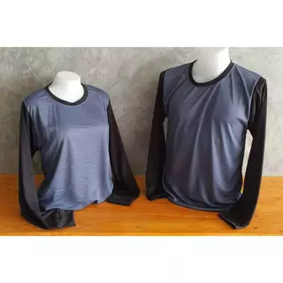 เสื้อคนงาน เสื้อปุ๋ยคนงาน คอกลมแขนดำ ไซส์ใหญ่M-5XL