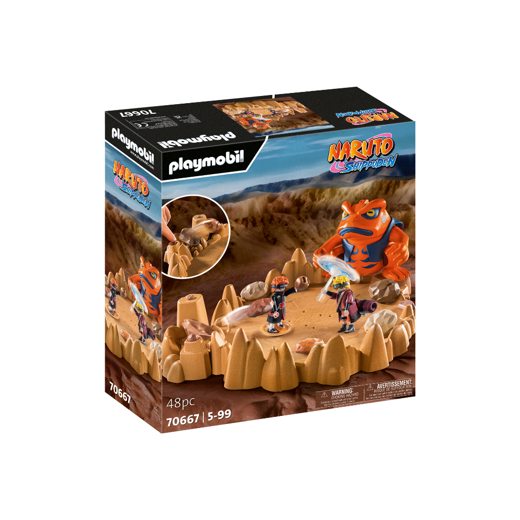 Playmobil 70667 Naruto: Naruto vs. Pain ของเล่นบทบาทสมมติ นารูโตะ: นารูโตะ ปะทะ เพน