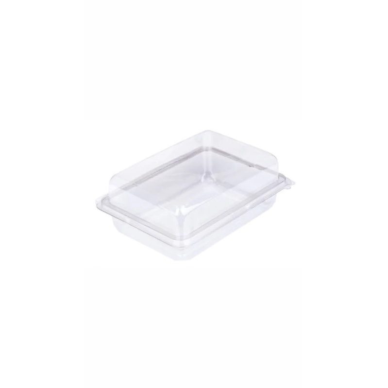 E-133 1 แพ็ค 100 ใบ กล่องใส่แซนวิซ บรรจุภัณฑ์อาหาร กล่องพลาสติก Food Box Plastic