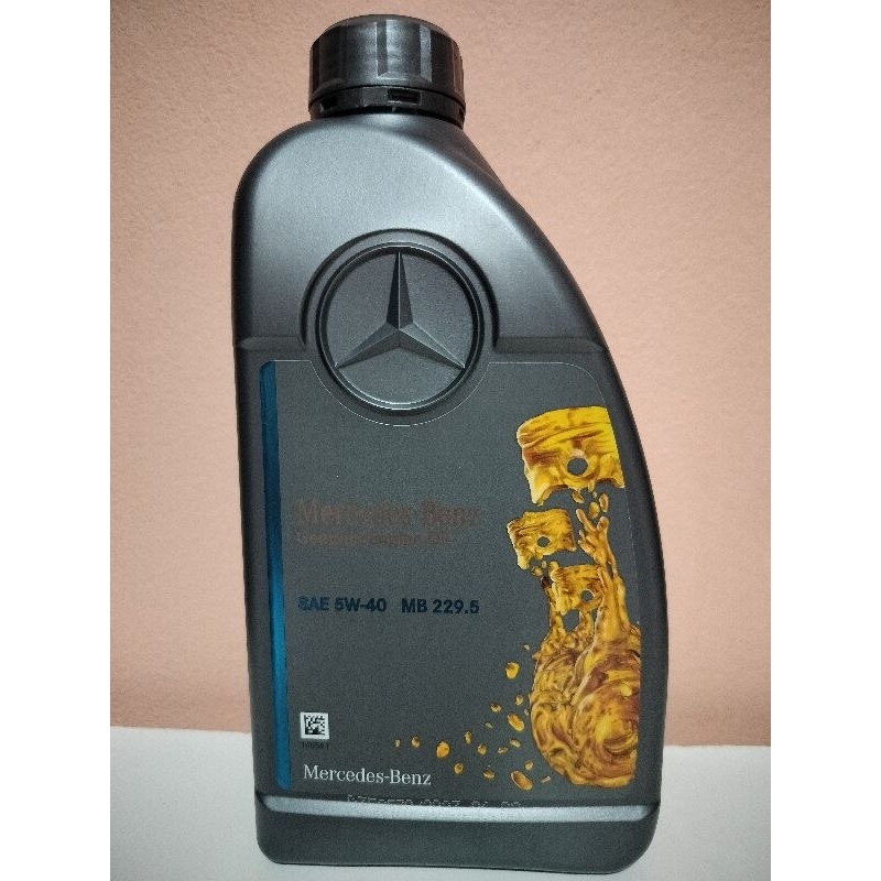 น้ำมันเครื่องแท้ Mercedes Benz MB229.5 5W-40 ขนาด 1 ลิตร