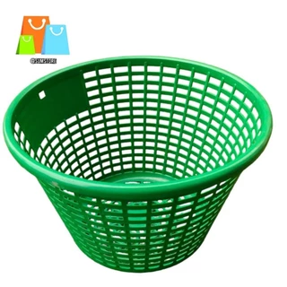 ตะกร้า ปลูกต้นไม้ สีแดง เขียว น้ำเงิน ดำ ขนาด 39c26 cm.