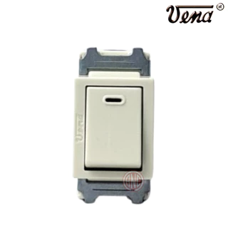VENA MS1021 สวิทช์ไฟ รุ่นใส่สายขันน๊อต รุ่น Meji-series (เมจิ-ซีรีส์) (หน้าเล็ก)