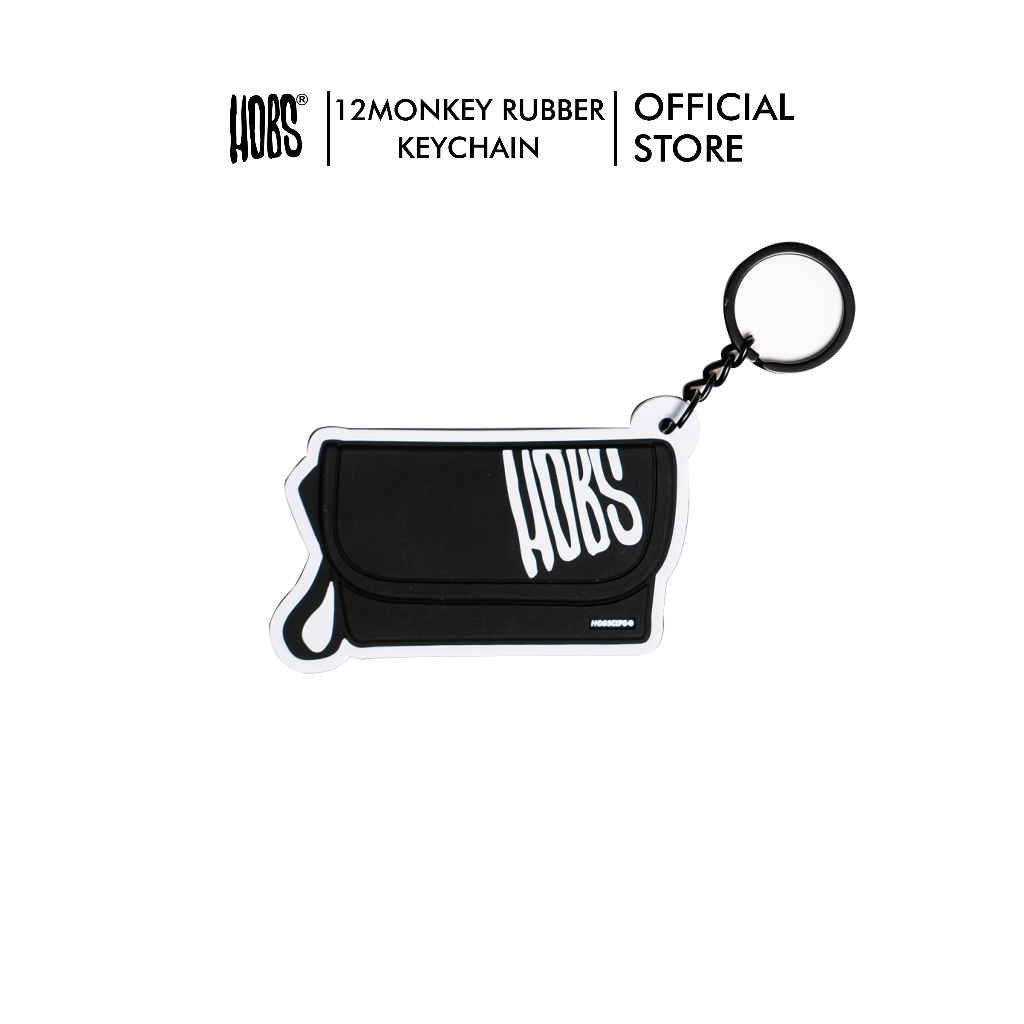 Hobs® พวงกุญแจ | 12Monkey Rubber Keychain [ลูกค้าใหม่ ราคาพิเศษ]