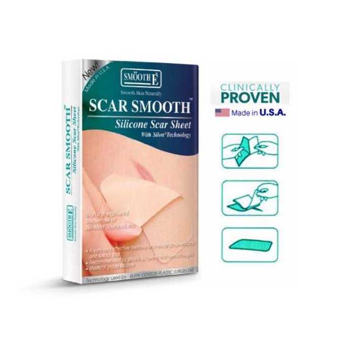 #Smooth E scar smooth แผ่นซิลิโคน แปะลดรอยแผลเป็นนูน คีลอยด์ แผลไฟไหม้