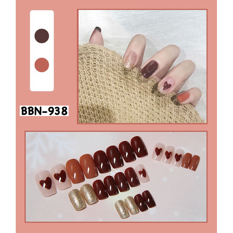 เล็บปลอมพร้อมส่ง (24 ชิ้น)
