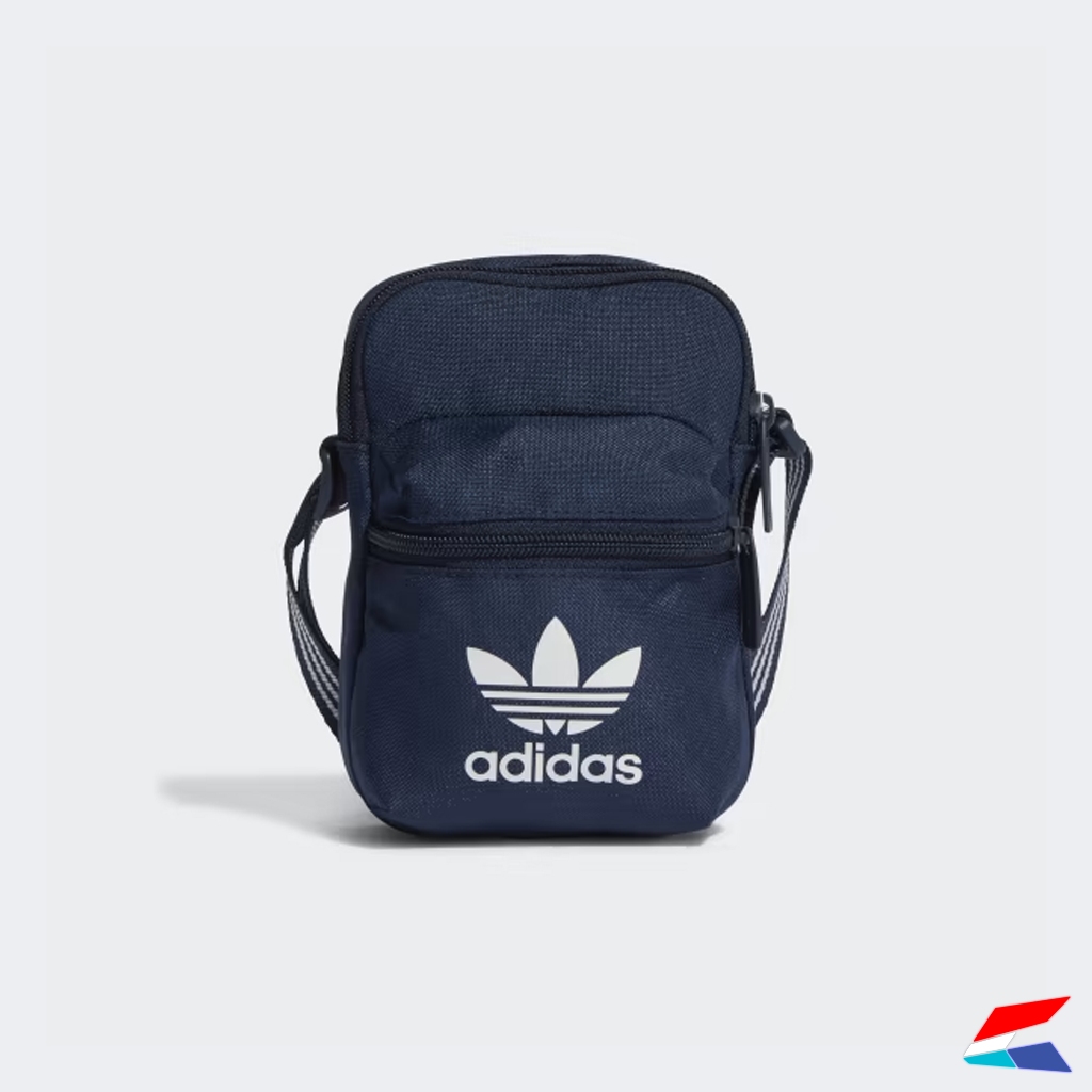 adidas กระเป๋าเฟสติวัลคลาสสิก Adicolor Unisex สีน้ำเงิน IL4818 ของแท้