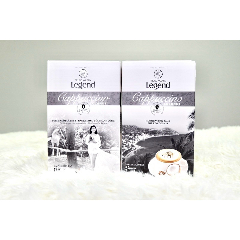 กาแฟคาปูชิโน่ กลิ่นมะพร้าว Trung Nguyên Legend Cappuccino Coconut ของแท้จากเวียดนาม