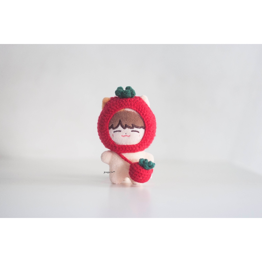 ชุดตุ๊กตา Tomato Hat / Tomato bag 10cm 🍅
