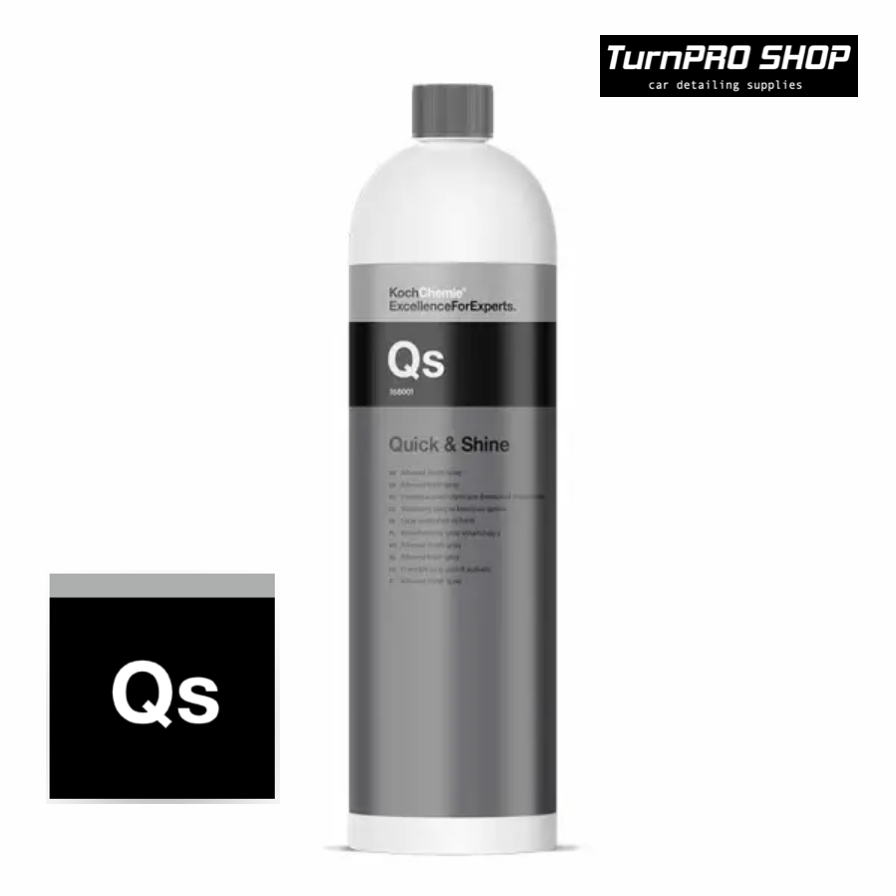 Koch Chemie - Quick & Shine (Qs) - 1L - น้ำยาเช็ดทั่วไปสำหรับพื้นผิวต่าง ๆ (Quick Detailer)