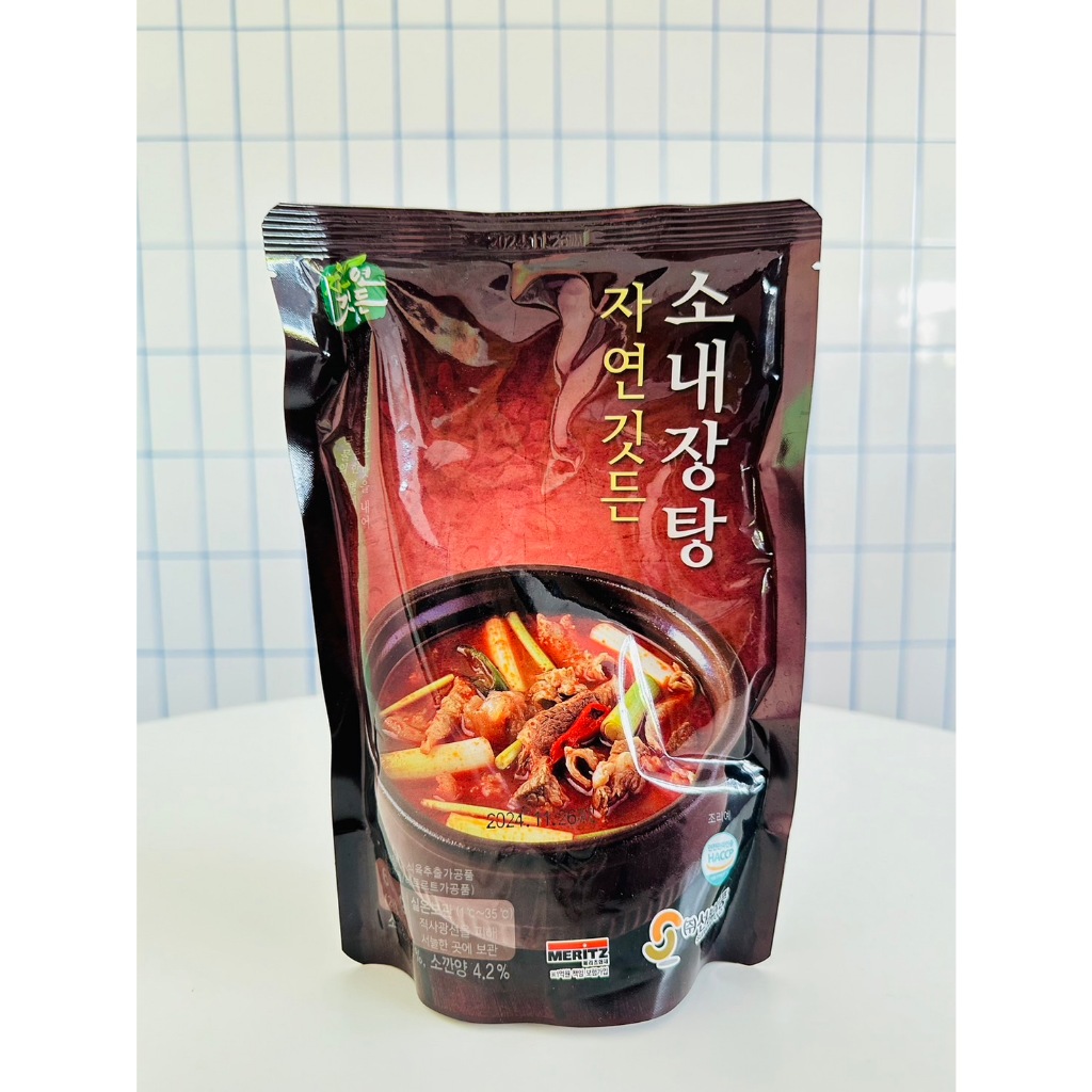 ซุปเครื่องในเนื้อวัว เข้มข้น เผ็ด beef naejangtang 600g