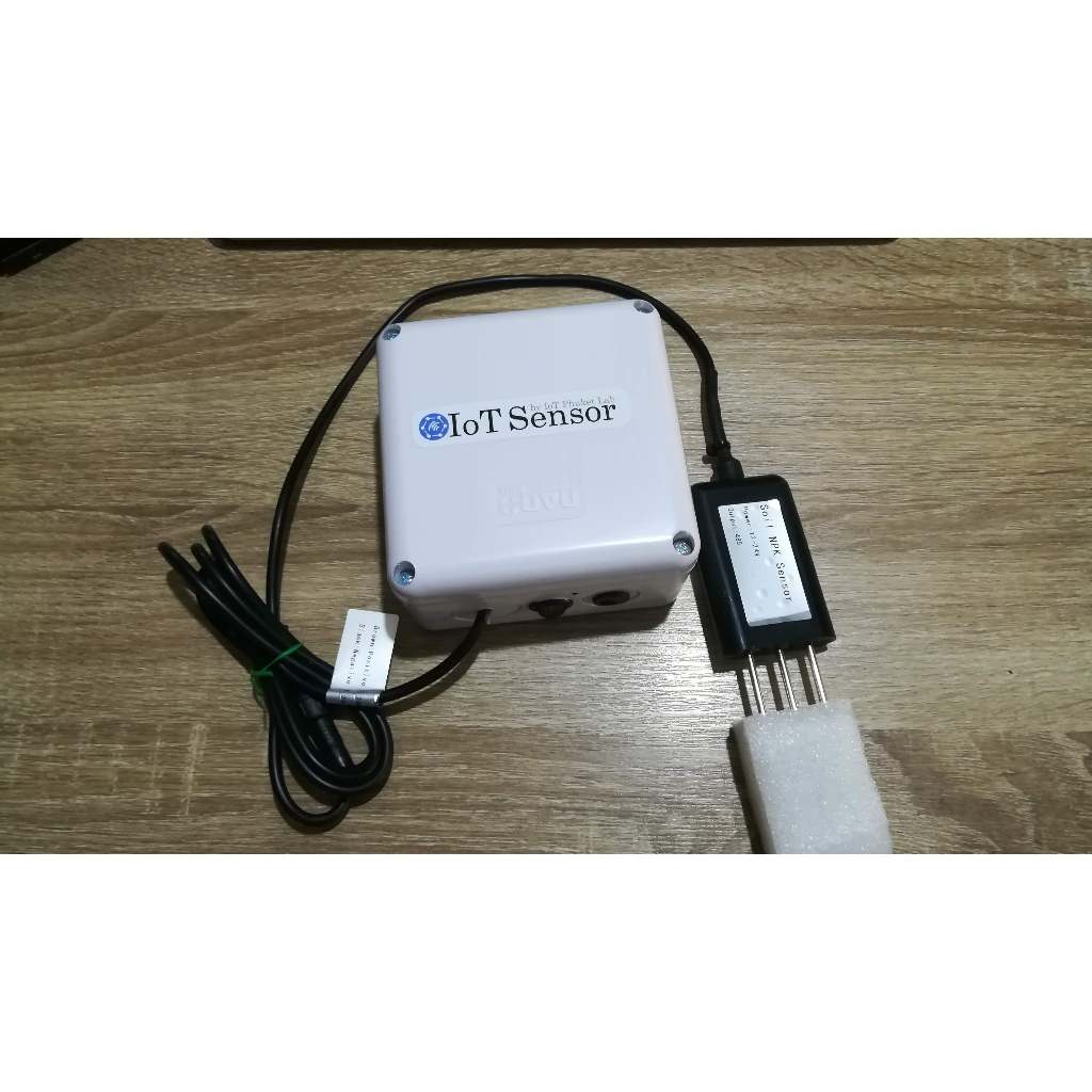 IoT Soil NPK Sensor เครื่องมือตรวจสอบค่าปุ๋ย NPK ผ่านมือถือ มี Data Logs. เก็บข้อมูลย้อนหลัง มี Mobi