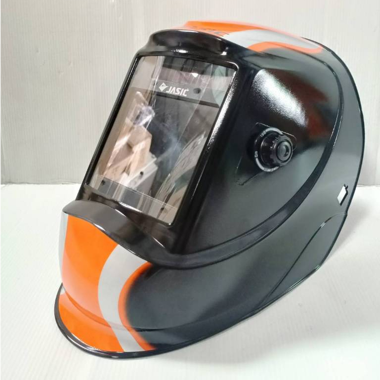JASIC หน้ากากปรับแสงออโต้(งานเชื่อม) รุ่น LY800D พื้นที่มอง 100 X 83 มม. ปรับความไวต่อแสงได้ ( รูปจากสินค้าจริง ) ของแท้