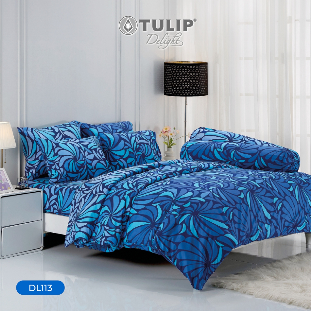 [New] TULIP Delight พิมพ์ลาย DL113 ลายเส้นโทนสีสด ชุดผ้าปูที่นอน ผ้าปูที่นอน ผ้าห่มนวม พิมพ์ลายสวยงาม สัมผัสนุ่ม