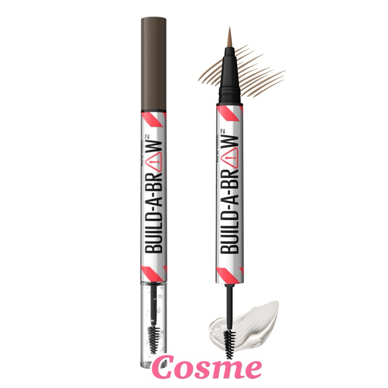 EXP.10/2026 Maybelline New York Build A Brow 2 in 1 ปากกาเขียนคิ้ว พร้อมเจลใสปัดคิ้ว
