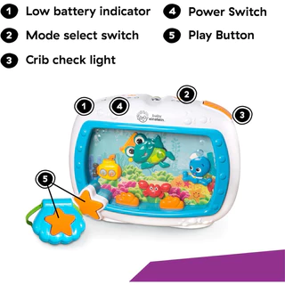Baby Einstein 11058 , Sea Dreams ของเล่นพร้อมรีโมท แสงและทำนอง ทารกแรกเกิดขึ้นไป พร้อมส่ง!!