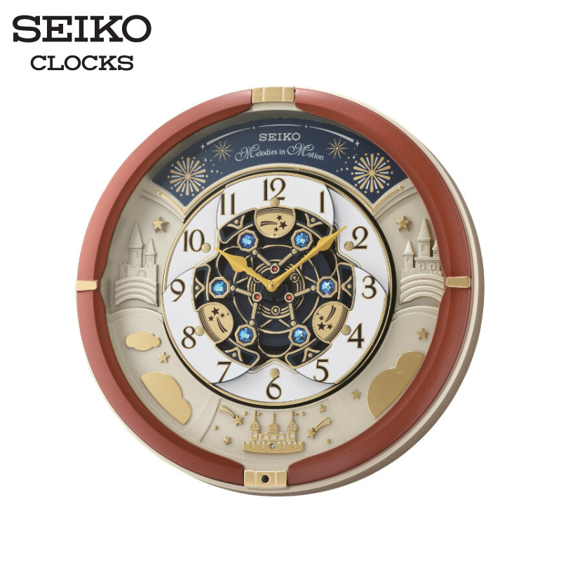 SEIKO CLOCKS นาฬิกาเมโลดี้ รุ่น QXM378B ขนาด 15 นิ้ว