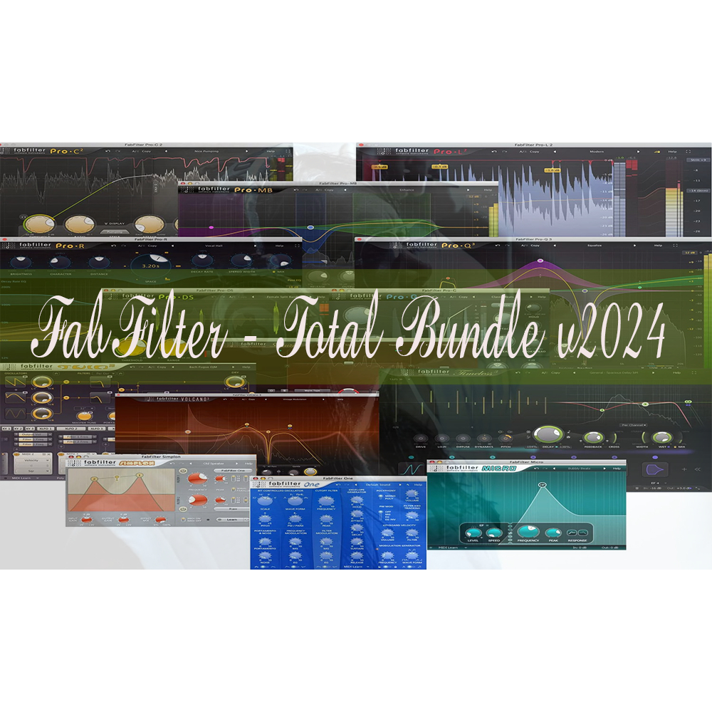 ปรับแต่งเพลงของคุณด้วย มัลติแบนด์ระดับมืออาชีพ FabFilter Total Bundle 2024 KeyGenตัวล่าสุด พร้อมวีดี