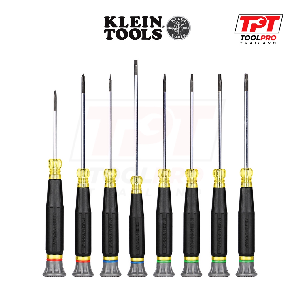 Klein Tools ชุดไขควง Precision 8-Piece Screwdriver Set (85617)
