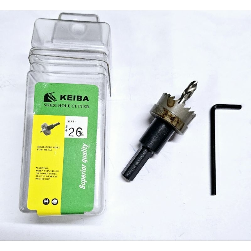 KEIBA KE-9001010 โฮลซอเจาะเหล็ก 26MM SKH51