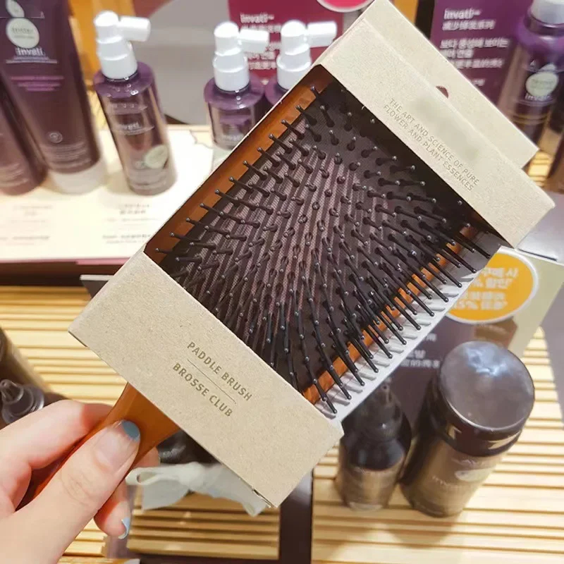 หวี​ Aveda hair brush 25cm หวีแปรง หวีผม หวีไม้ หวีนวดศรีษะ นวดดูแลรากผมเส้นผมหนังศรีษะ หวีไดร์ ด้ามไม้ มีกล่อง