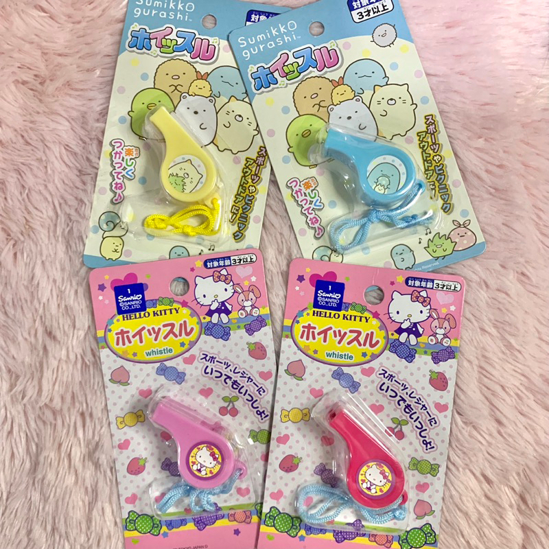 มาใหม่ พร้อมส่ง นกหวีด ลายซานริโอ้, ซูมิโกะ กุราชิ Sanrio Sumikko Whistle ลิขสิทธิ์เเท้ สินค้าหิ้วจากญี่ปุ่น