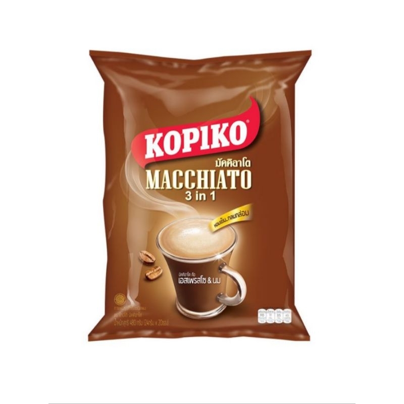 โกปิโก้ มัคคิอาโต กาแฟปรุงสำเร็จ 400 กรัม (20 กรัม x 20 ซอง)