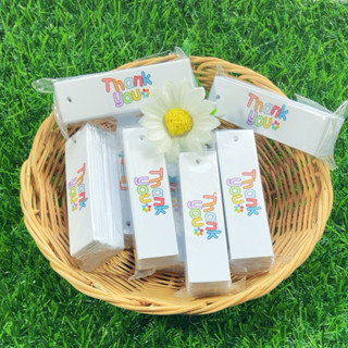 ป้ายแท็กขอบคุณ Thank you tags แพ็คละ 60 ชิ้น ไม่มีเชือกให้‼️