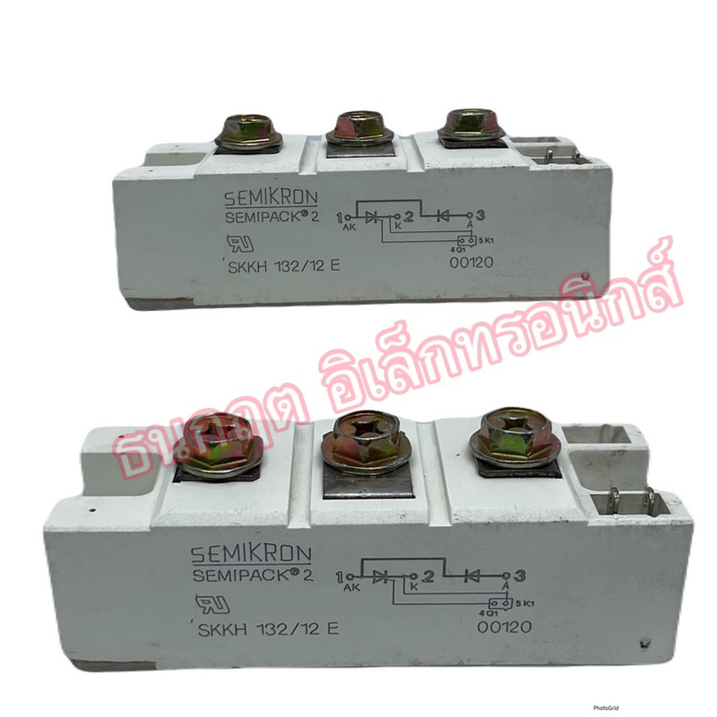 SKKH132/12E Thyristor diode Modules 132A 1200Vโมดูล SKKH 132/12E พร้อมส่ง ออกบิลได้