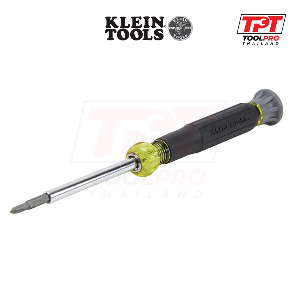 Klein Tools ไขควง 4-in-1 Multi-Bit Electronics Screwdriver (32581)