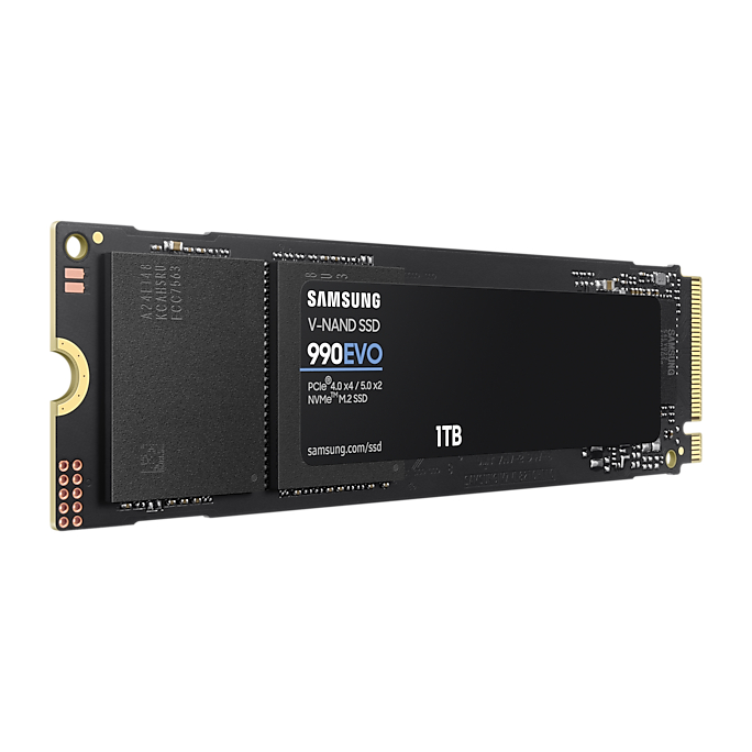 SAMSUNG 990 EVO SSD M.2 5,000 / 4,200 MB/s ความจุ 1TB/ 2TB : 5Y (990 EVO / MZ-V9E)