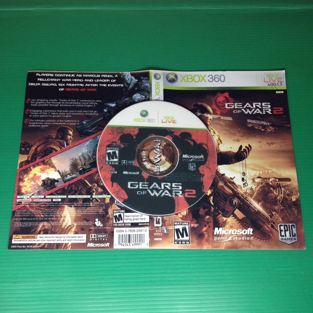 GEARS OF WAR 2 (แผ่นปั้ม Xbox360)