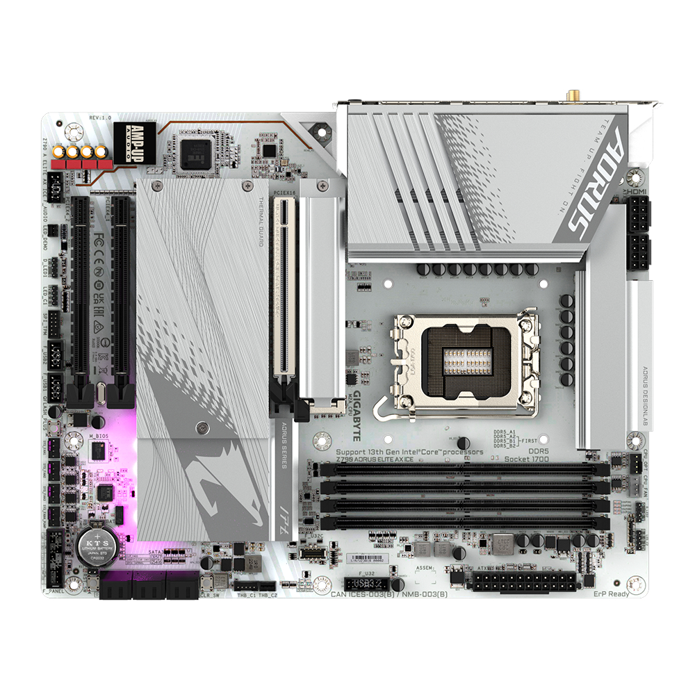 MAINBOARD (เมนบอร์ด) GIGABYTE Z790 AORUS ELITE AX ICE