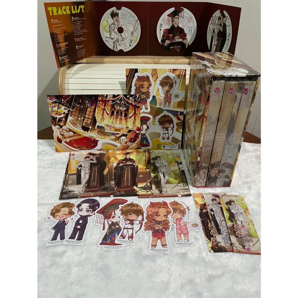 BOX รอบจอง พิมพ์ 1 มือ 1  ในซีล  มีแผ่นซีดี ผมมันไอดอลตัวท็อปของยมโลก 1 2 3 จบ BOX BOXSET