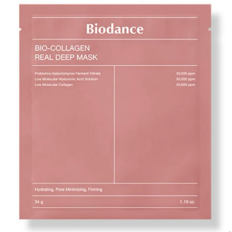 ( ของแท้ 🇰🇷 100% ) Biodance Bio-Collagen Real Deep Mask 🫧