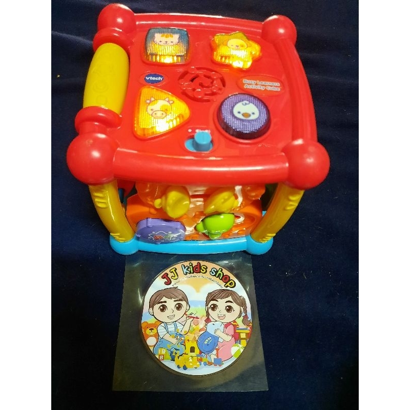 vtech❌️มือสอง❌️ กล่องกิจกรรมมีเสียงมีไฟสอนเสียงสัตว์สีรูปทรงติดครบ