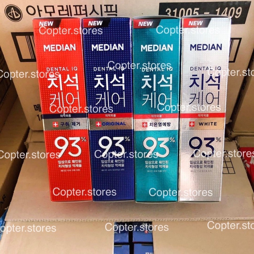 โฉมใหม่สูตรใหม่ พร้อมส่งจากไทย ยาสีฟันเกาหลี MEDIAM DENTEL IQ93% ยืนยันคุณภาพทางการแพทย์