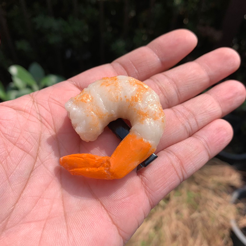 กิ๊บติดผมกุ้งต้้มงานแฮนด์เมด