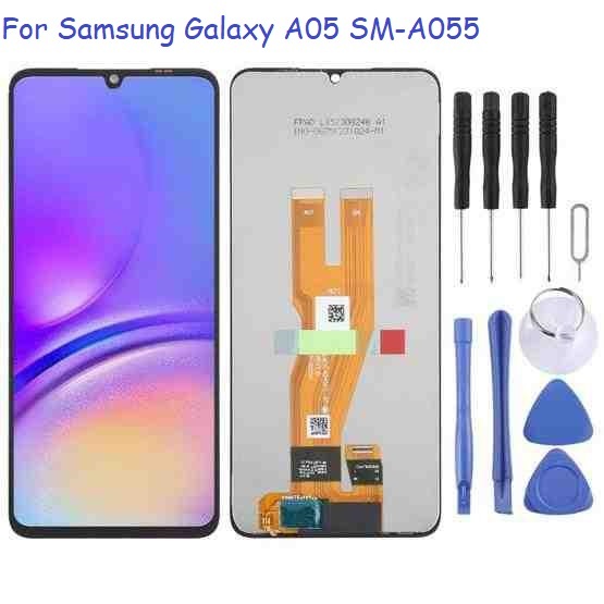 หน้าจอ สำหรับ Samsung Galaxy A05 SM-A055 หน้าจอ LCD ต้นฉบับพร้อม Digitizer Full ASSEMBLY