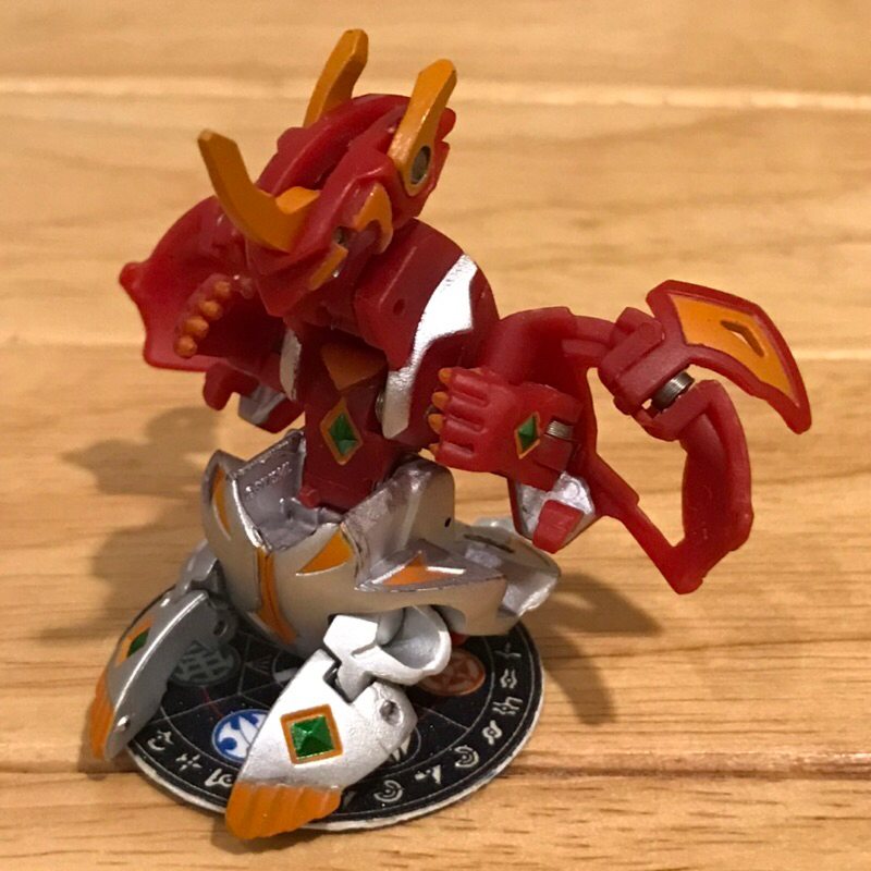 Bakugan Titanium Dragonoid Pyrus Red Mechtanium Surge (Custom Painted As Anime)