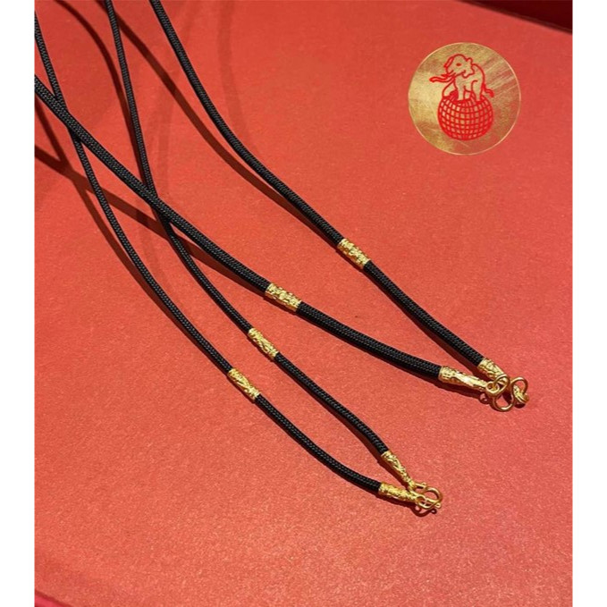 สร้อยคอทองคำแท้ SSW GOLD สร้อยคอเชือกร่ม น้ำหนัก 1.9 กรัม 96.5%