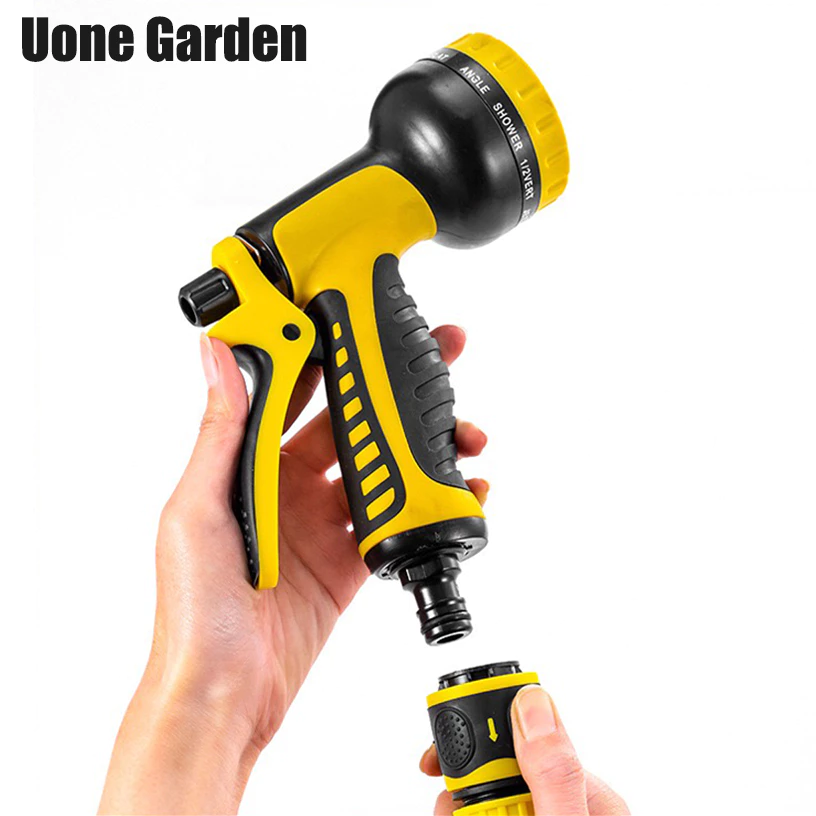 UoneGarden W103 ชุดอุปกรณ์หัวฉีดน้ำ รดน้ำต้นไม้ พร้อมอุปกรณ์ต่อสายยางพร้อมใช้งานต่อให้แล้ว ปืนล้างรถ thumbnail 5