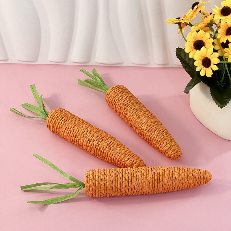 PEKO PET&CAT ของเล่นแมว แครอทเชือก มี 2 ขนาด ลับเล็บแมว ขัดฟันแมว ของเล่นสำหรับแมว - รูปที่ 4