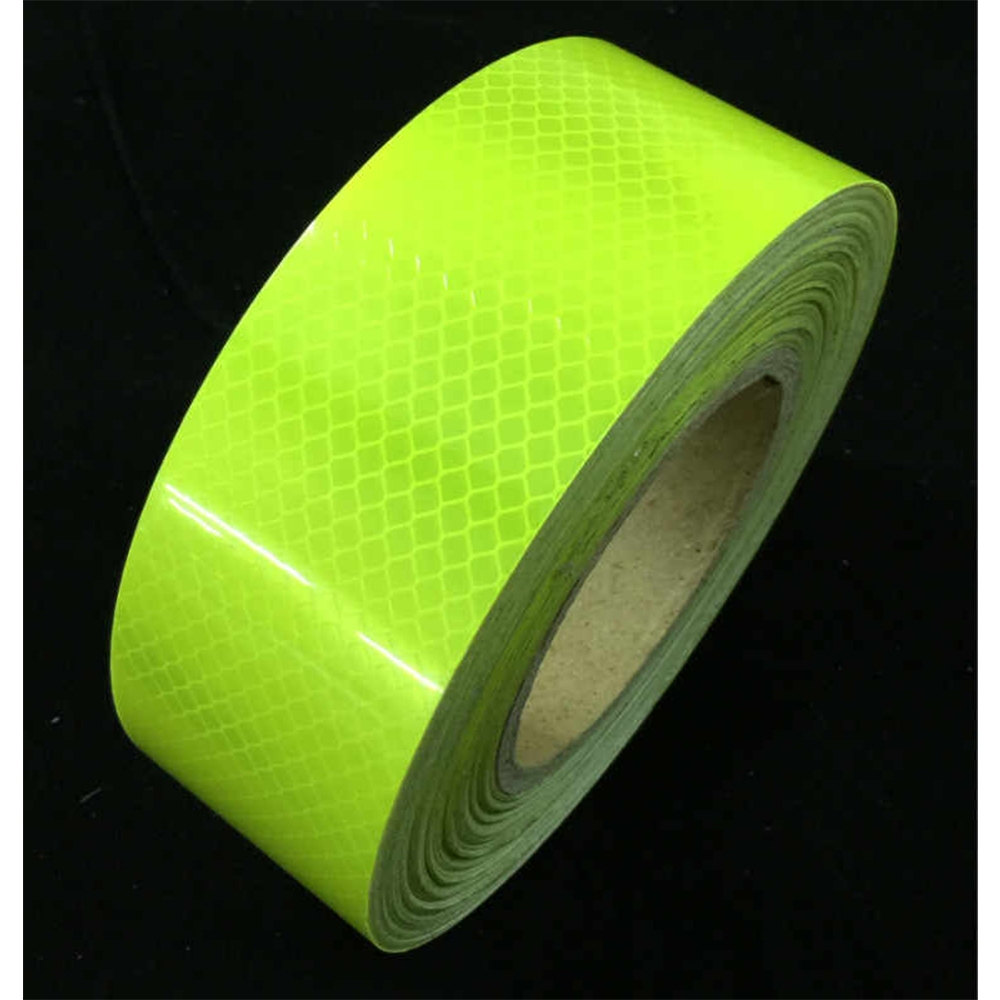 เทปสีสะท้อนแสง Reflective tape สีเขียว ขนาด 2 นิ้ว x 5 เมตร ติดทนนาน ติดแน่น ไม่หลุดง่าย ช่วยลดการเกิดอุบัติเหตุ