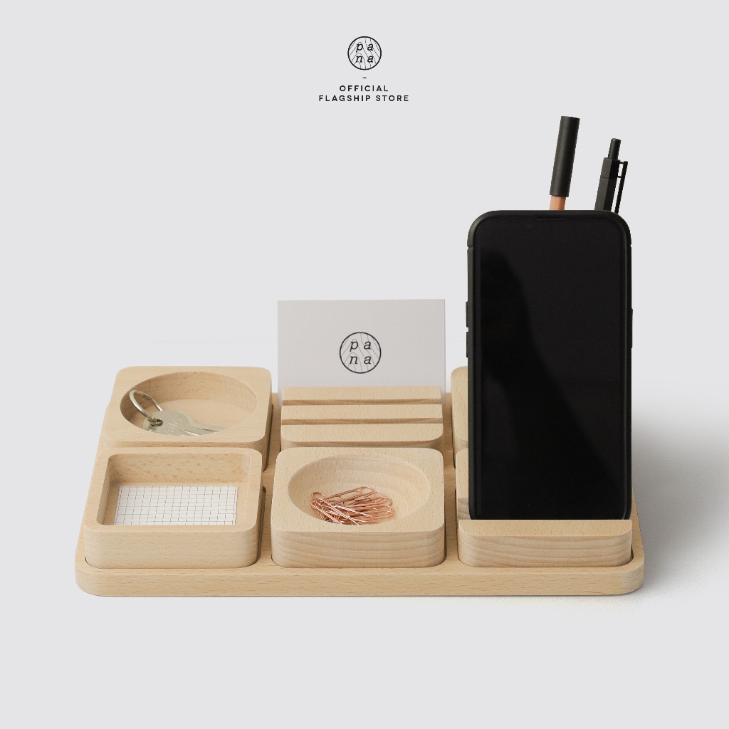 Pana Objects  Tofu : stationery set ชุดจัดเก็บอุปกรณ์เครื่องเขียน