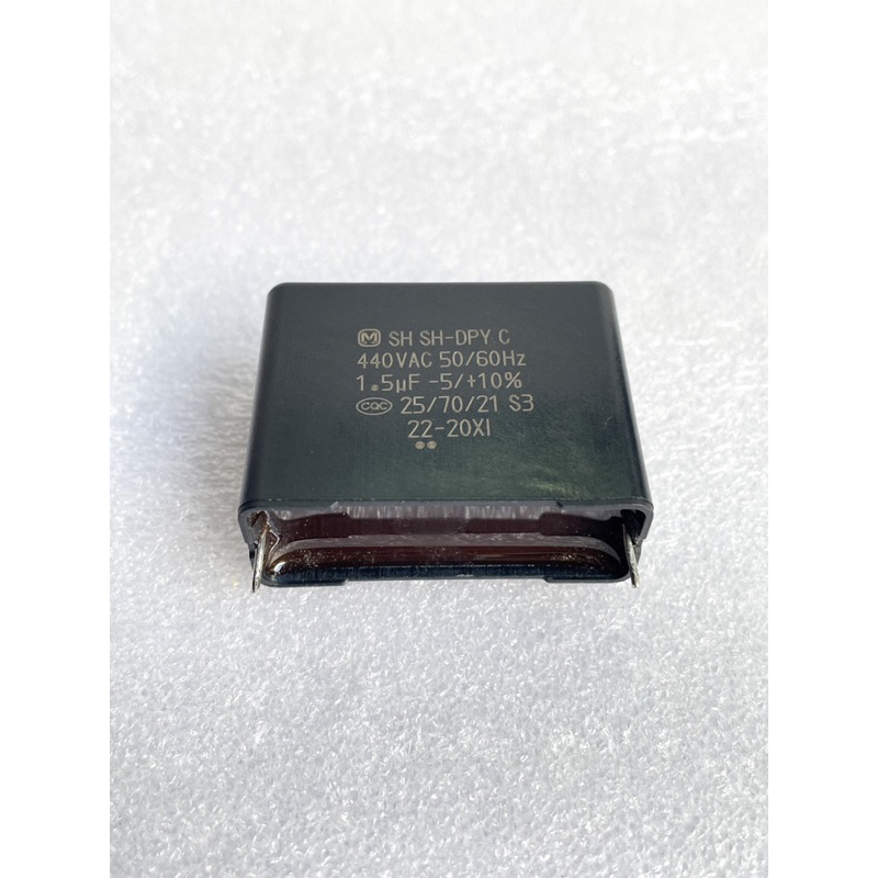 (แพ็ค1ชิ้น) C 1.5UF 440VAC แคปสตาร์ทขาลวด Japan แท้-ใหม่ 1.5UF 450VAC 1.5UF 440VAC 1.5UF440VAC 1.5UF