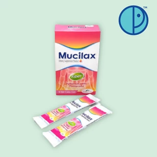 Mucilax Fiber มิวซิแลกซ์ ไฟเบอร์ กลิ่นพรุน (ขนาด 10 ซอง x 5 กรัม/กล่อง)